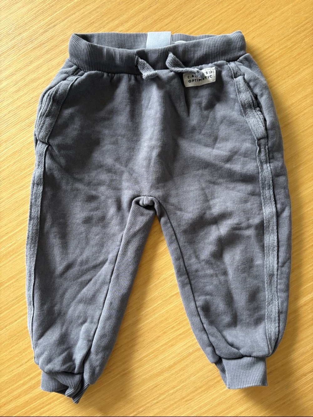 Zara Kids Slate Gray Jogger Sweatpants